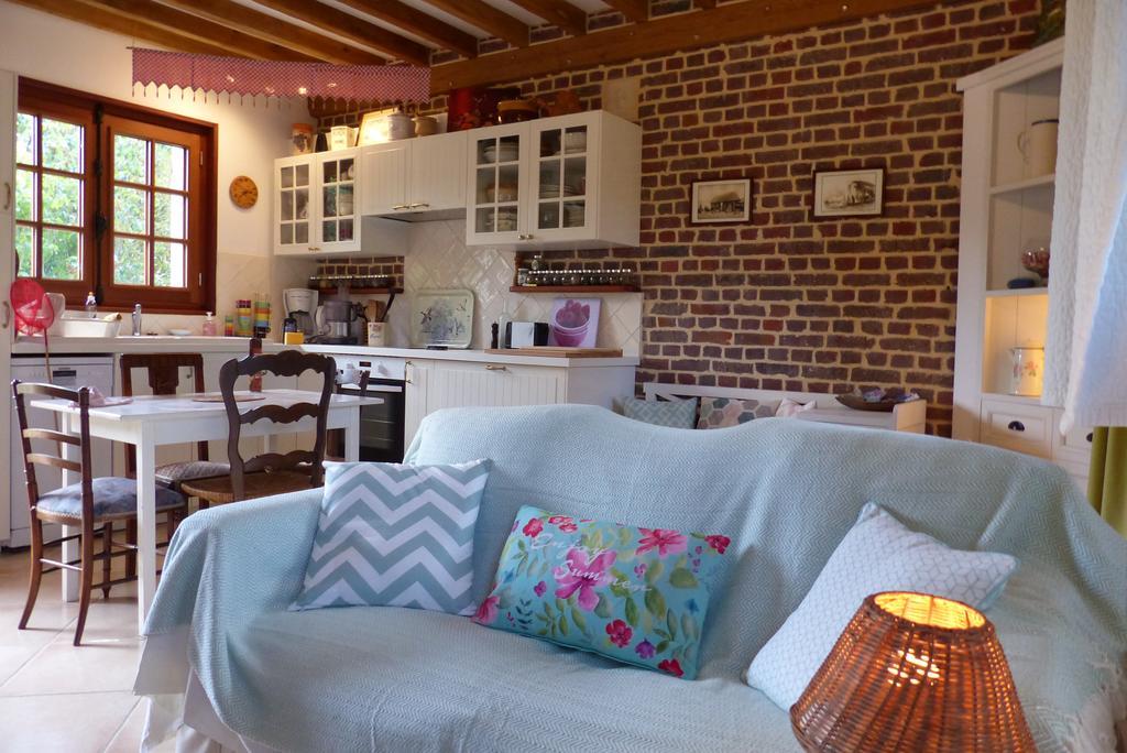 La Flore De Lys, Cottage Ideal Pour 2 Adultes Et 2 Enfants Saint-Jouin-Bruneval Bagian luar foto